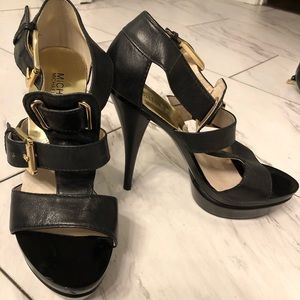 *SOLD* Michael Kors Black Platforms Heels